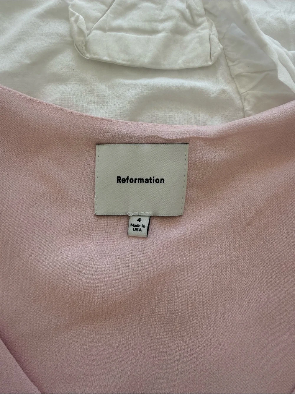 Reformation Livia light pink mini dress- NEVER WORN - Picture 2 of 9